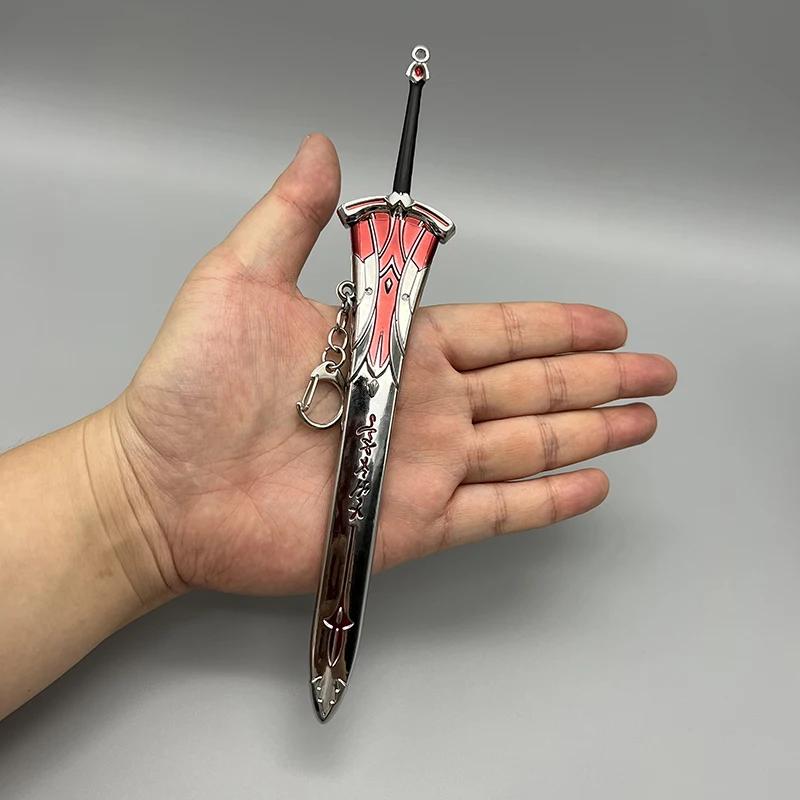 22cm Clarent Sword Mordred Saber FATE Anime Peripheral Knights of the Round Table 1:6 Equipment Crafts Toy Decoration Collection