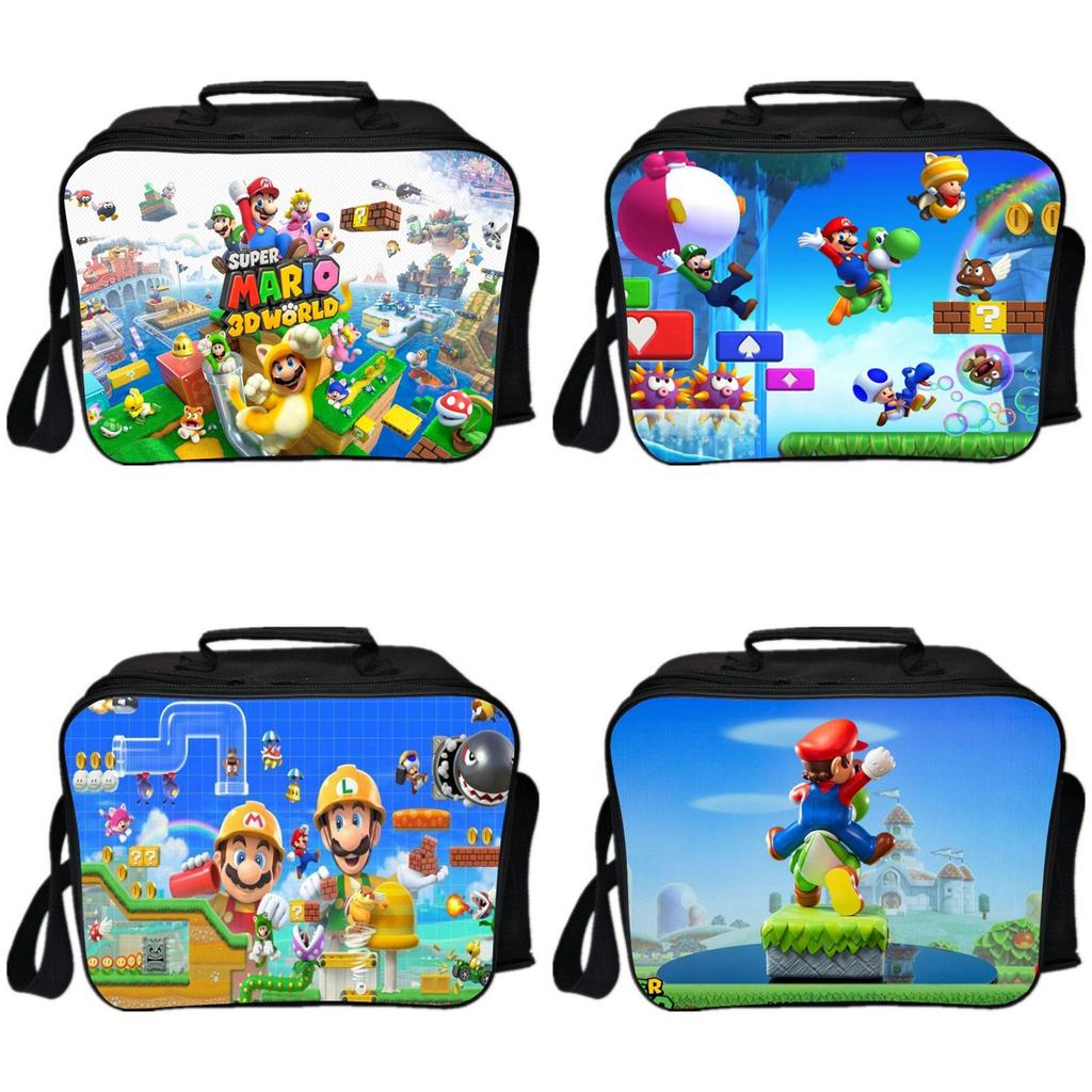 Просторная термосумка для обеда Mario для взрослых и детей с термоизоляцией