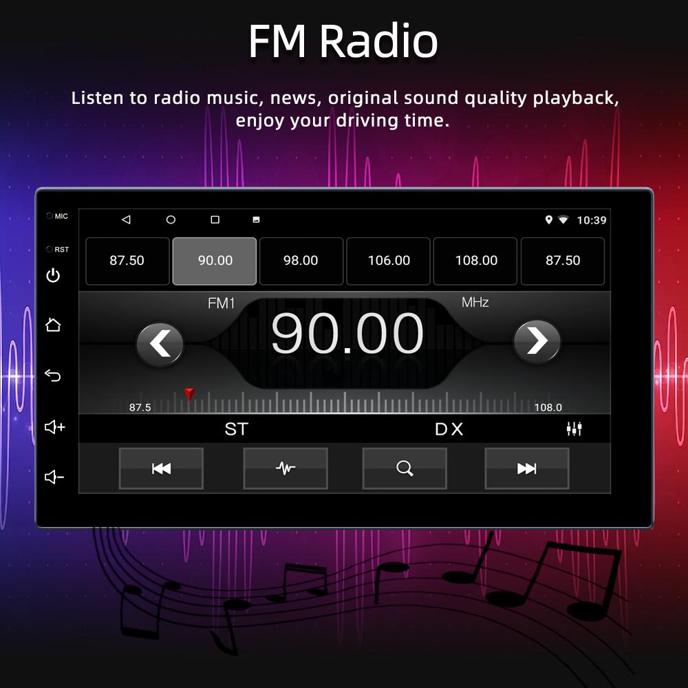 Reakosound 7 Inch 1 Din Android  Car Radio Autoradio GPS Navigation WIFI Car DVR Bluetooth FM Car MP5 Player Car Video Stereo USB Multimedia
