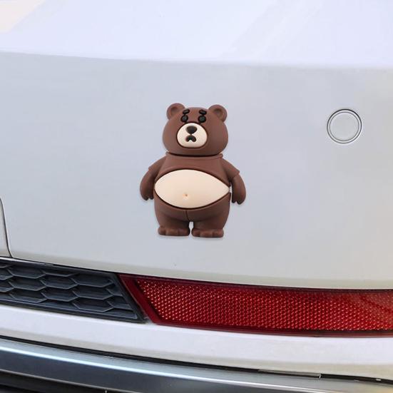 2Pcs Anti-Collision Sticker for Cars And Homes Soft Silicone Buffering Tool for Doors Walls Corners Cushions Bumps And Noise Cute Squeezable Doll