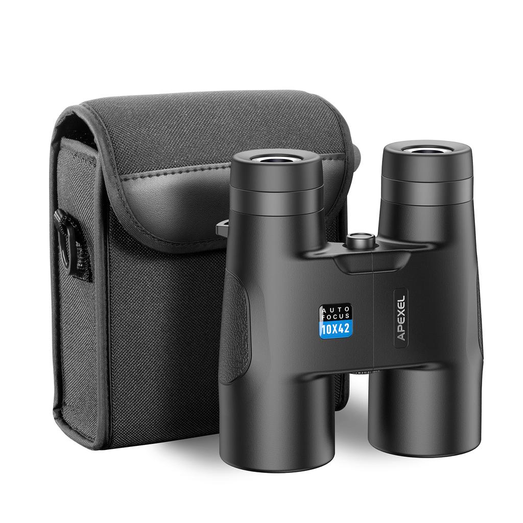 APEXEL 10x42 Fixed-Focus Binoculars for Adults & Kids High Powered FMC Lens BAK4 Prism Telescope