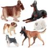Simulation Dog Figurine Realistic Miniature Animal Model Puppy Pet   Fairy Garden Decoration
