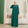 Large Size Women Stone Evening Dress Islamic Muslim Long Hijab Clothing New Season High Quality Invitation Fashion