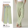 Women's Pure Cotton Loose Sleep Pants - Lightweight for Spring, Summer, and Autumn with Plus Sizes, Suitable for Casual Home or Outdoor Wear.