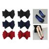 6pcs Plain Shoe Clips Ladies Removable Shoes Buckle Charms