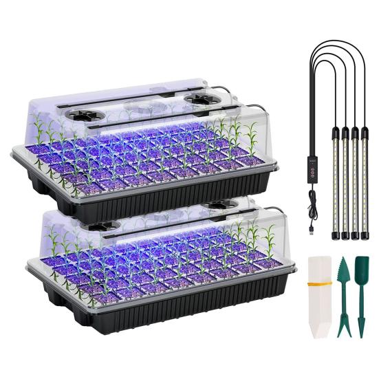 LED Plant Lights Full Spectrum Grow Lights with Timer