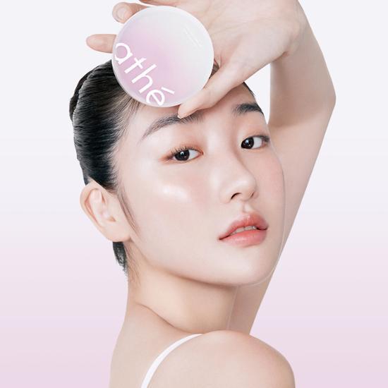 Athe Солнцезащитный кушон Quick-Glow Tone-Up SPF50+/PA++++ Одинарный/Коллаборационный проект