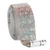 2xSelf-Adhesive Crystal Rhinestone Diamond Ribbon DIY Sticker Multicolor 1.4cm
