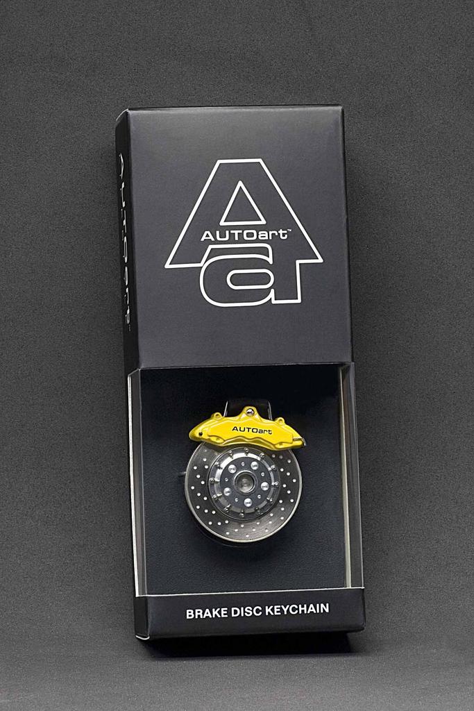 AUTOartDESIGN Брелок для тормозного диска Желтый суппорт Готовый продукт 6-POT