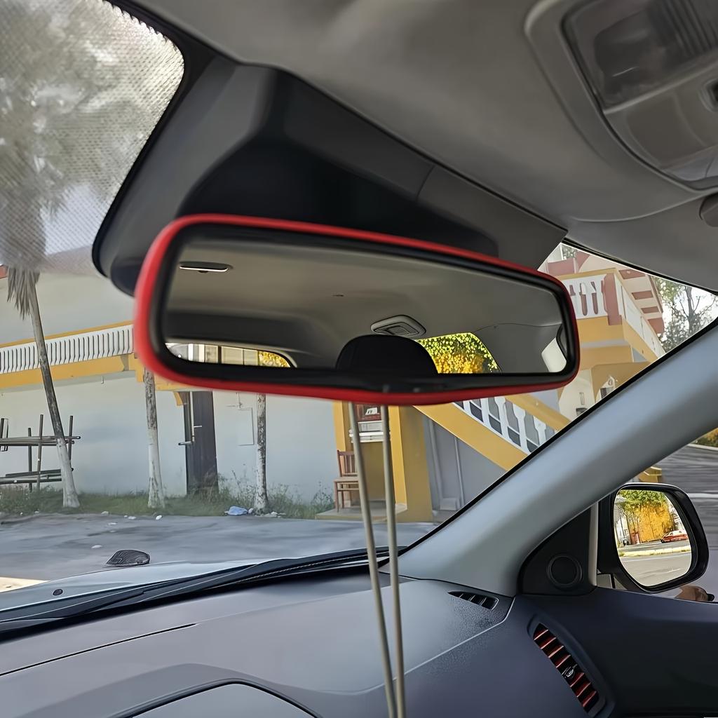 1 Suitable for Tesla Rearview Mirror Silicone Cover Model 3/Y Car Rearview Mirror Protective Frame Silicone Set Decoration