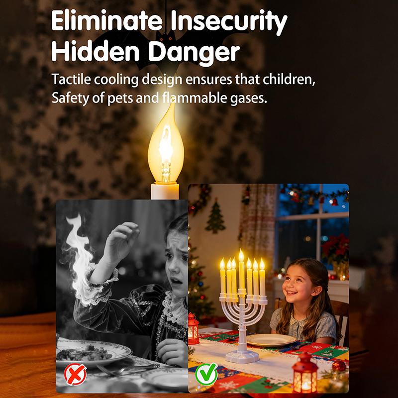 Flickering Flame Light Bulbs E12/E14/E27 Led Flickering Flame Decoration Light Bulbs More Realistic Fire Effect Candelabra Base