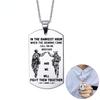 Personalized Stainless Steel Fraternal Dog Tag for Men Motorcycle Army Solier Brothers Tough Man BFF Necklaces Gift