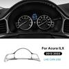 Для Acura ILX 2013 2014 2015 2016 2017 2018     Рамка приборной панели автомобиля Наклейка из настоящего мягкого углеродного волокна Аксессуары