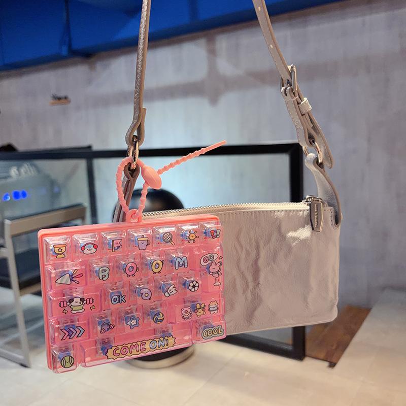 Мини-клавиатура Брелок 26 Секций Креативный Подвеска Морской Пейзаж Забавный Декор для Брелка Подарок на День Защиты Детей