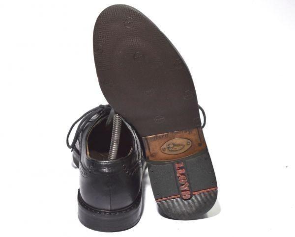 80s-90s West Germany vintage Lloyd heavy leather sole wingtip approx 6F 25.0 dark brown(USED)