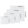 M-Modern-12 PCS Aida Cloth 14 Count, 4 Sizes White Fabric For Craft Embroidery, Reserve Cloth For Embroidery Beginner, Needlewor