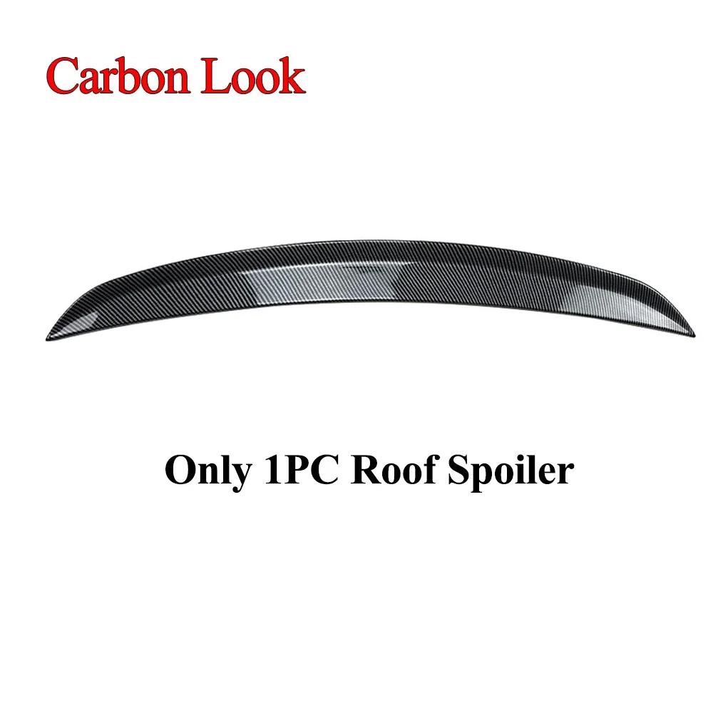 Car Rear Roof Trunk Spoiler Wing & Rear Bumper Canard For Mercedes Benz A Class W177 A180 A200 A220 A35 AMG Hatchback 2018-2023