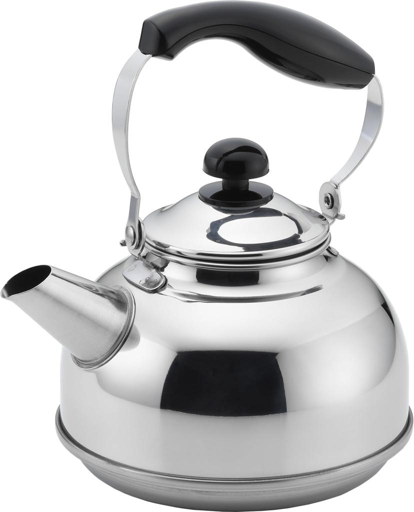 Yoshikawa Made In Induction and Gas Small SJ3555 Kettle, Japan, Compatible, 1.5L, Easy-Pour, Kettle,
