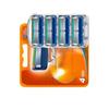 4pcs/lot Razor Blade For Men Face Care 5Layers Gillettee Shaving Cassette Stainless Steel Safety Blades Suit