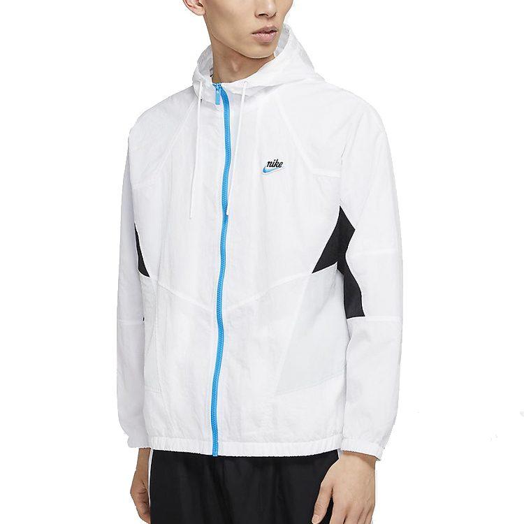 Nike Куртки Мужские Белые С Капюшоном Умеренные Другие CJ4359-100