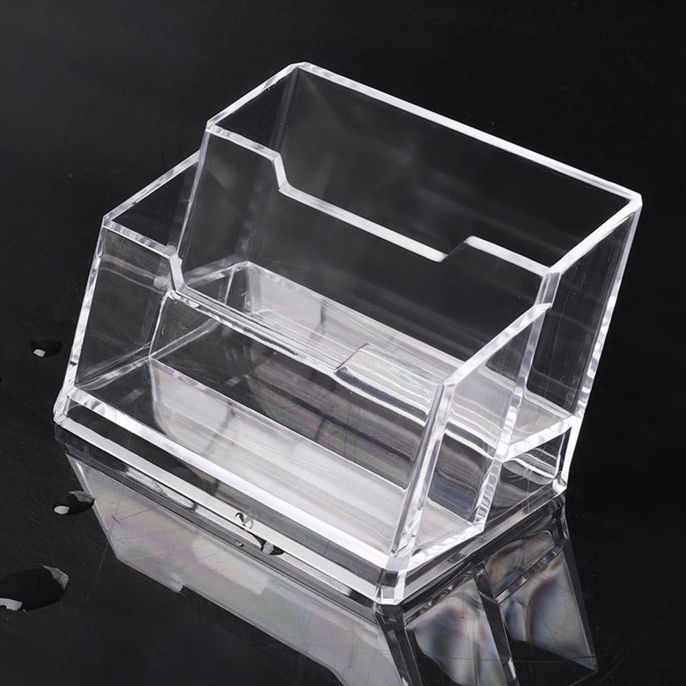 Home Office Supplies Business Card Container Cards Display Stand Card Display Shelf Name Card Rack