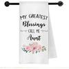 Nani Grandma Godmother Gifts Kitchen Towels, God Mother Gifts for Women Dish Tea Towels, The Best Nani Get Promoted to Godmother Decorative Hand