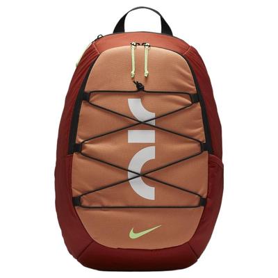 Тканевый рюкзак обычный унисекс темно-оранжевый и янтарно-коричневый и взрывно-зеленый желтый легкий повседневный DV6246-832