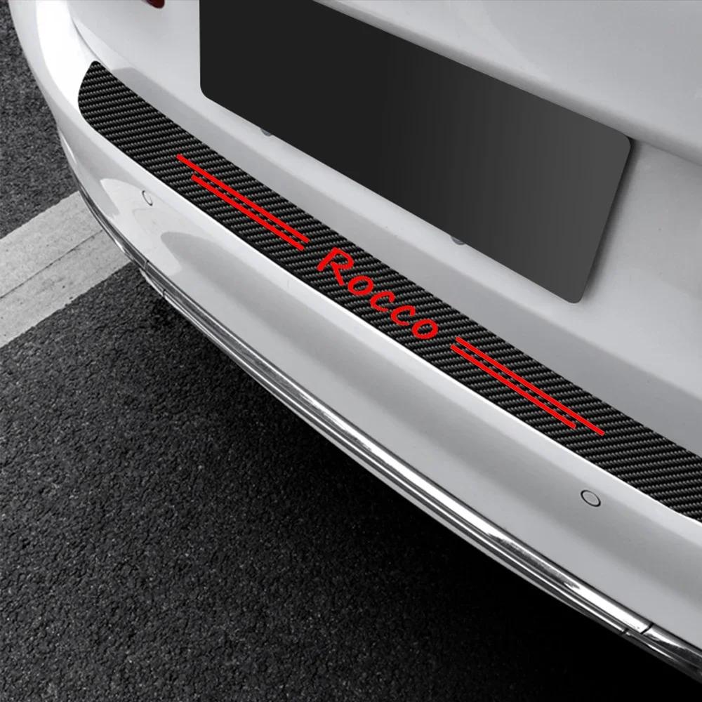 AUEVJ1 Car Door Sill Scratch Resistent Stickers Threshold Pad for Volkswagen VW Rocco Rline Golf 6 7 CC Tiguan GTI Polo Passat Scirocco