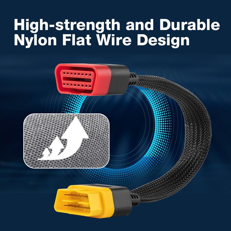 Universal OBDII 16Pin Extension Cable Vehicle Automobiles OBD2 male to Female Extend OBD Car Diagnostic Cable