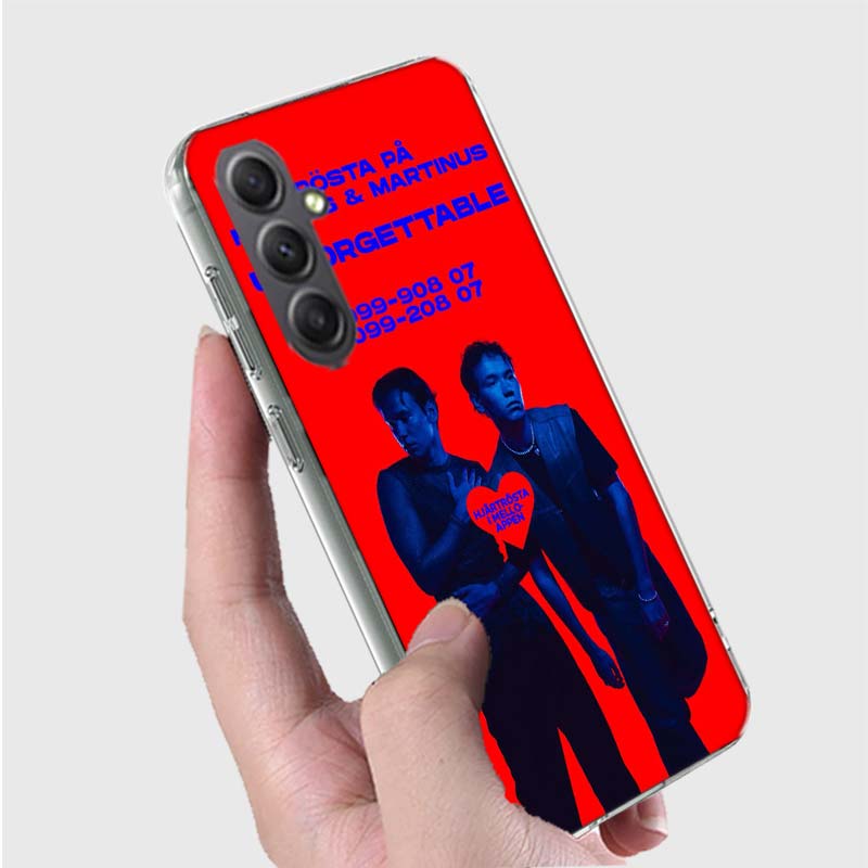 Marcus And Martinus Music Phone Case for Samsung A16 A26 A36 A56 A17 A37 A57 A07 A06 A02S A03 A04S A05S Galaxy Note 20 10 A50S A