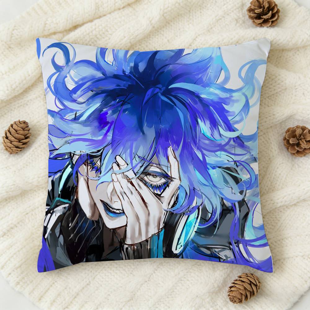 pc Virtual Singer Idia Shroud Lilia Doublesided Printed Square Decorative Cushion Cover for Sofa Living Room Home Decor