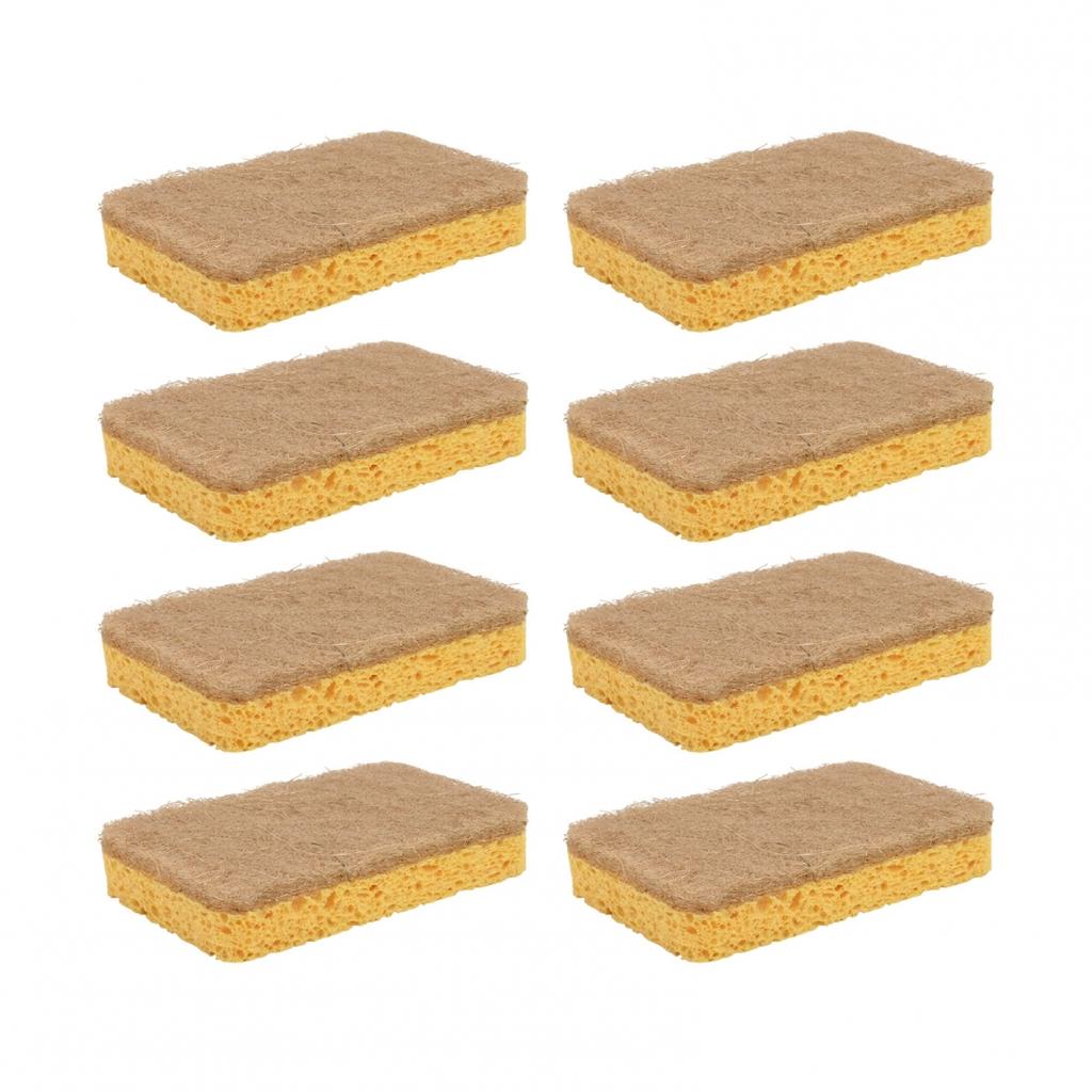 Compostable Eco Friendly Dishwashing Sponge Set of 20 for Daily Use