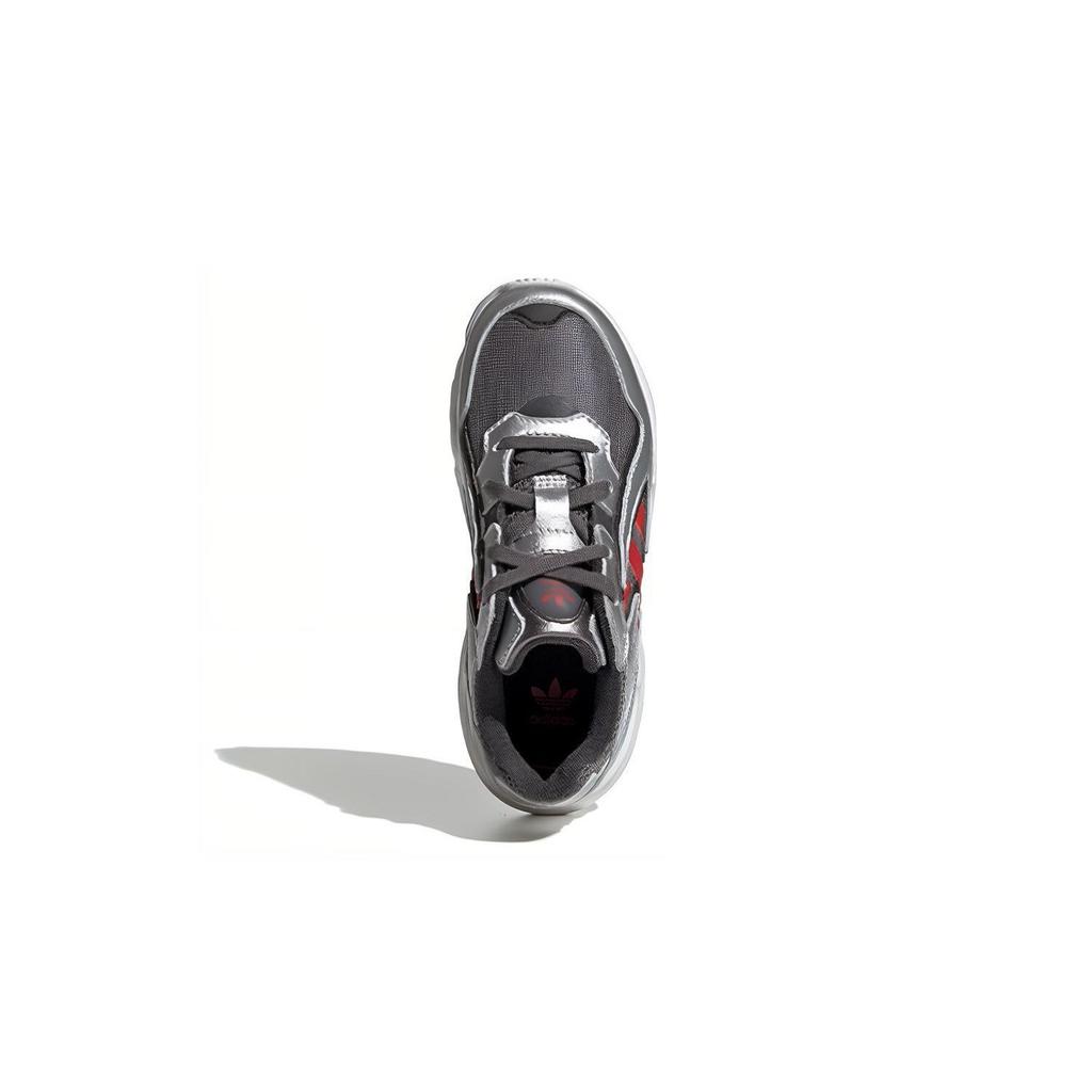 adidas Originals Yung-96 Chasm Нескользящие Низкие Повседневные Кроссовки Детские кроссовки Серебристый Красный Белый EE9302