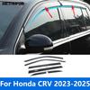 Для Honda CR-V CRV 2024 2025 Дефлекторы окон Ветровики Вентиляционные козырьки Защита от солнца Защита от дождя Навес Тент Автоаксессуары