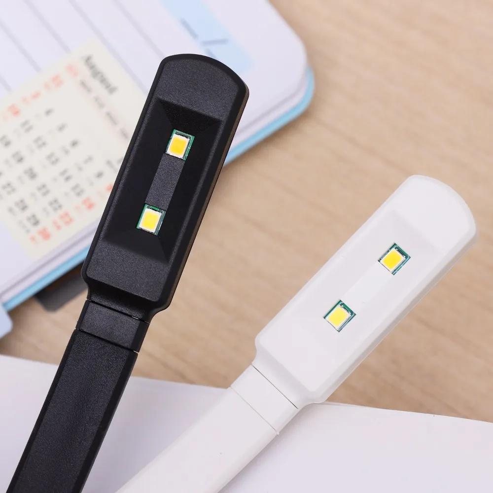 Mini Clip Book Light 3 Brightness Adjustable USB Rechargeable Reading Lamp Eyes Protection Convenien Room Dormitory Night Lights