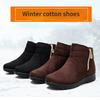 Winter Warm Mom Cotton Boots Plush and Thickening Mom Cotton Shoes Soft Sole Anti Slip Mom Shoes Short Boots