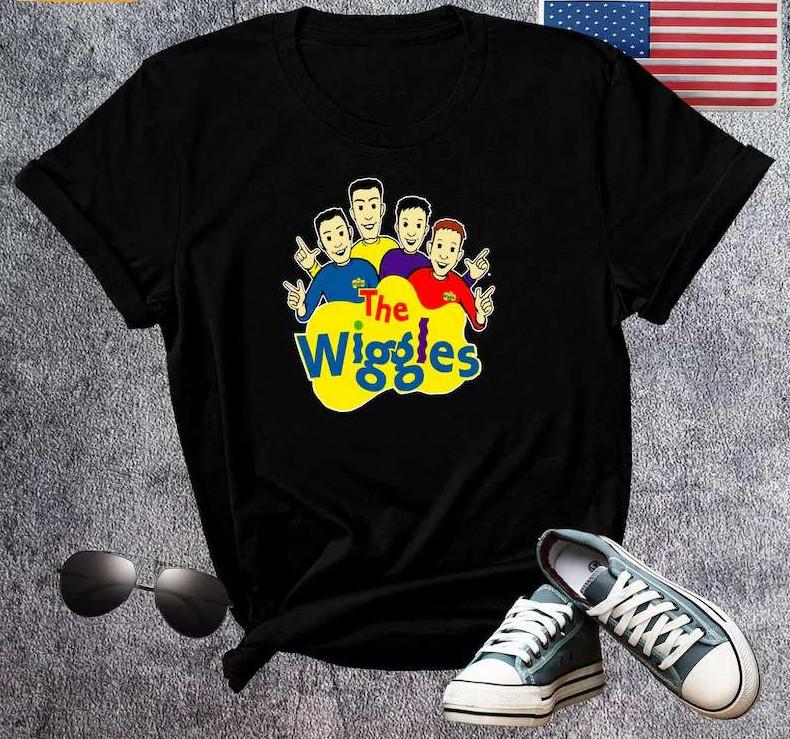 The Wiggles Chibi logo Adult Short-Sleeve T-Shirt