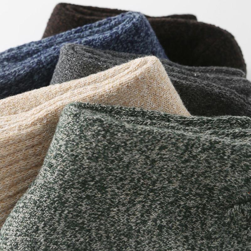 5/10 пар Удобные Повседневные и Универсальные Осенне-Зимние Теплые Носки-Петли Простые Ретро Носки до Середины Икры Однотонные Носки для Женщин