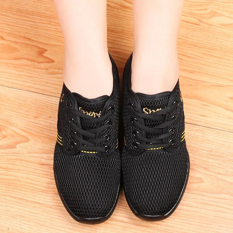 Light Breathable Women's Sneakers Dancing Shoes Soft Outsole Designer Shoes For Woman Jazz Dance Shoes Gym Trainer Zapatos Mujer