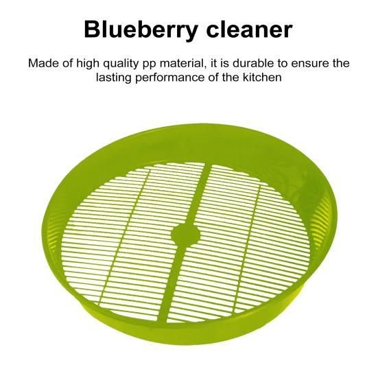 Сито для еды с черникой, дуршлаг, лоток для очистки, сливная корзина для овощей и ягод, кухонный инструмент для чистки фруктов и овощей для кондитерской