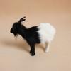 Simulation Goat Plush Toys Creative Goat  Figurine Ornament Goat Plush Doll  Farm