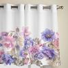 Весенние цветы акварель деревенские оконные шторы для гостиной роскошные занавески для спальни кухонные жалюзи шторы