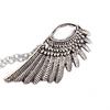 Retro Collar Clip Punk Chain Tassel Blouse Shirt Angel Wing Tips Pin Brooch MIT