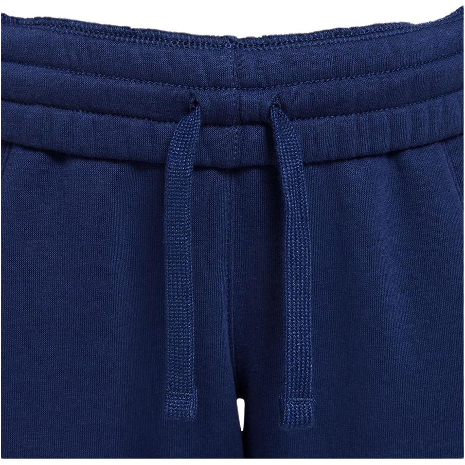 Nike Вязаные спортивные штаны для детей со шнурками с надписями, повседневные флисовые, темно-синие, детские штаны FD2995410