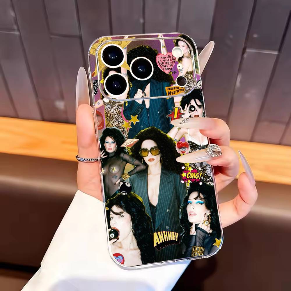 Singer H-Halsey Phone Case For iPhone17,16,15,14,13,12,11 Plus,Pro Max Soft Transparent Cover
