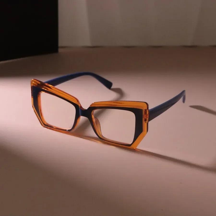 Large Square Frame Anti Blue Light Glasses Retro Classic Men Women Computer Gaming Eye Protection Spectacles