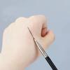 2 шт. изогнутая кисть для подводки глаз, кисть для макияжа под глазами, желобок для слез, женская тонкая кисть для консилера