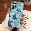 Blue Butterfly Ocean Waves Case For Samsung Galaxy Case S25 S23 S22 S21 S30 S20 S10 Ultra Plus FE TPU Soft Cover