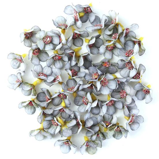 50шт многоцветный мини-моделирование цветочных головок маргариты DIY детали домашнего декора