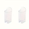 1PC Self-Adhesive Electric Toothbrush Holder - Wall Mounted Space-Saving Bathroom Storage